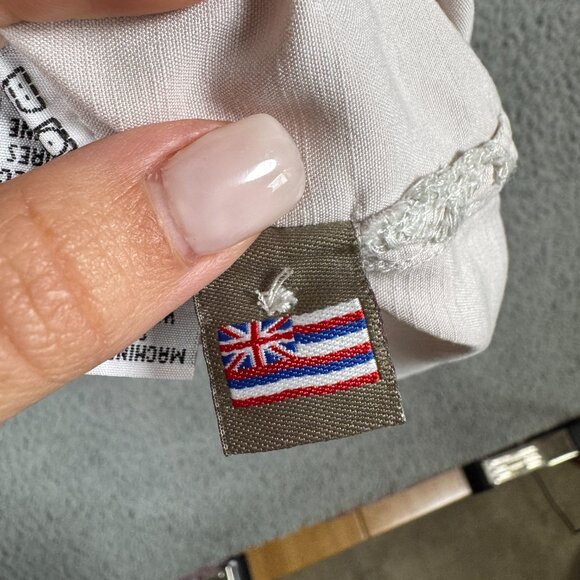 VTG Honolua Surf Co Hawaiian Shirt Men Size XL Beige Summer Floral Beach Cuban - Picture 11 of 14